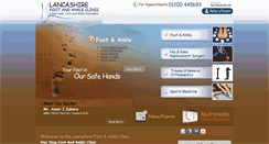 Desktop Screenshot of lancashirefootclinic.co.uk
